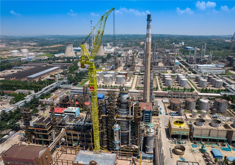 Wind turbine tower crane