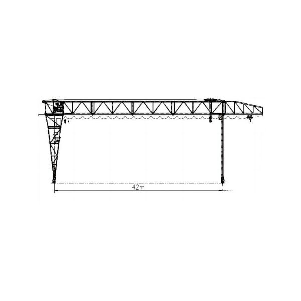 drawing of truss gantry crane